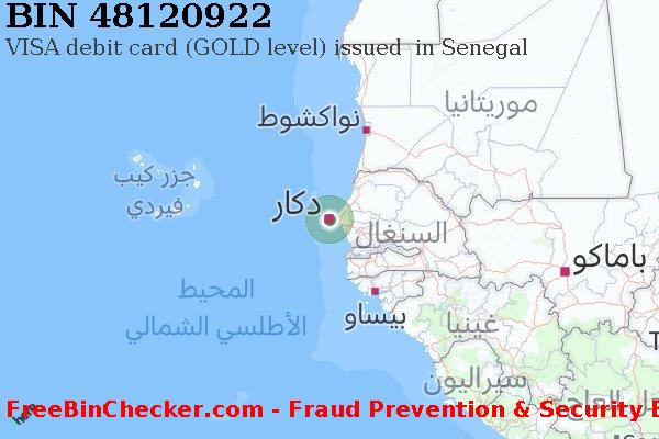 48120922 VISA debit Senegal SN قائمة BIN