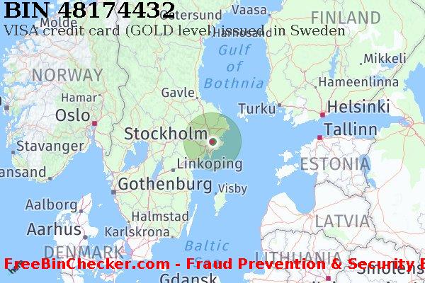 48174432 VISA credit Sweden SE BIN List