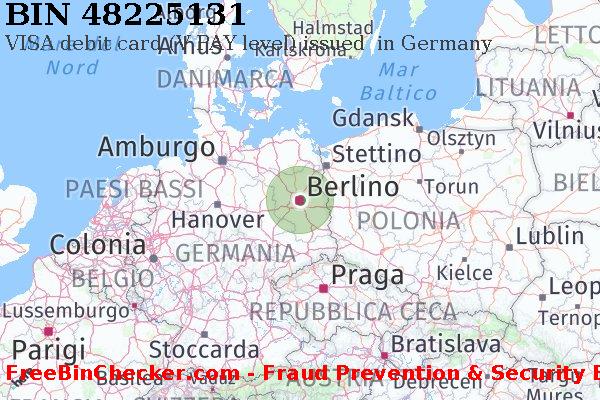 48225131 VISA debit Germany DE Lista BIN