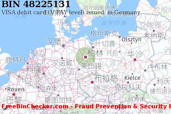48225131 VISA debit Germany DE BIN列表