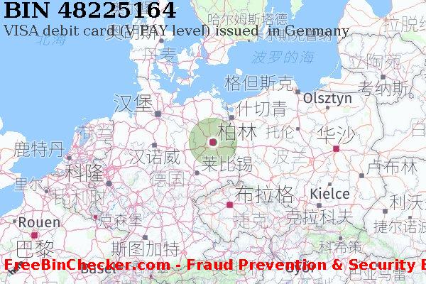 48225164 VISA debit Germany DE BIN列表