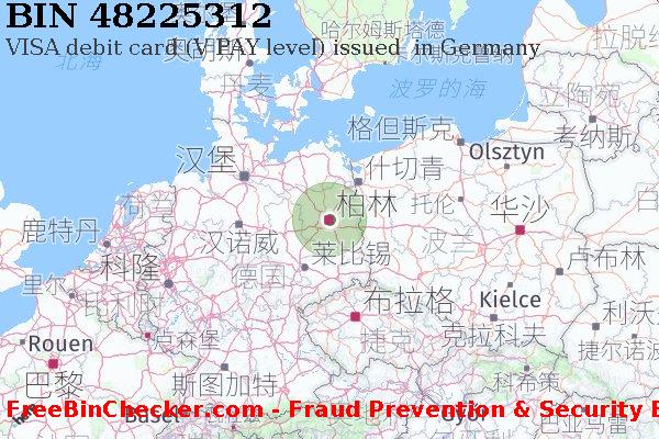 48225312 VISA debit Germany DE BIN列表