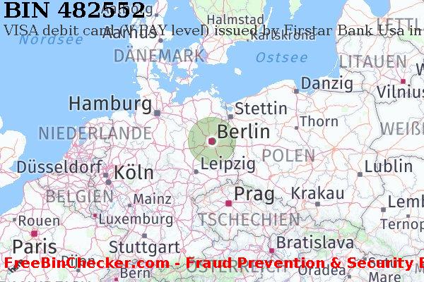 482552 VISA debit Germany DE BIN-Liste