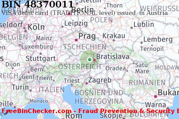 48370011 VISA debit Austria AT BIN-Liste