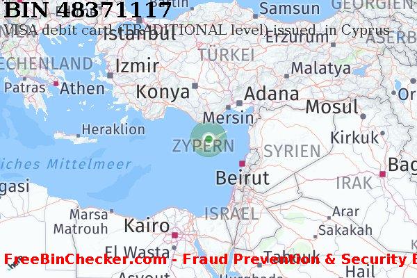 48371117 VISA debit Cyprus CY BIN-Liste