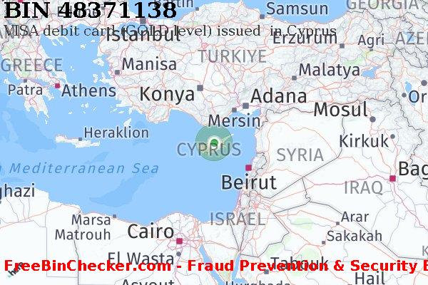 48371138 VISA debit Cyprus CY बिन सूची