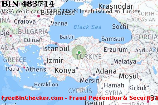 483714 VISA debit Turkey TR BIN List
