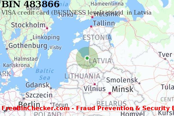 483866 VISA credit Latvia LV BIN List