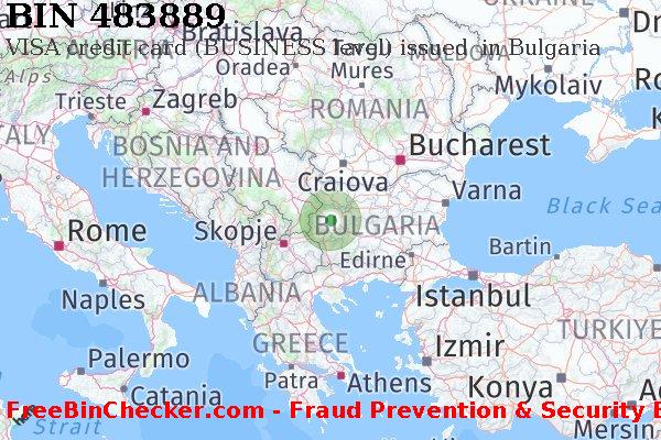 483889 VISA credit Bulgaria BG BIN List