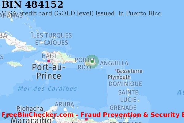 484152 VISA credit Puerto Rico PR BIN Liste 