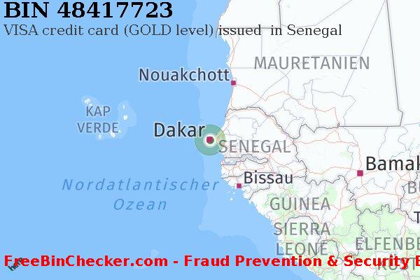 48417723 VISA credit Senegal SN BIN-Liste