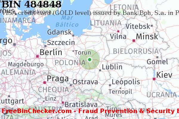 484848 VISA credit Poland PL Lista de BIN