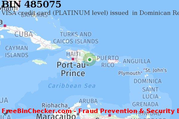 485075 VISA credit Dominican Republic DO বিন তালিকা