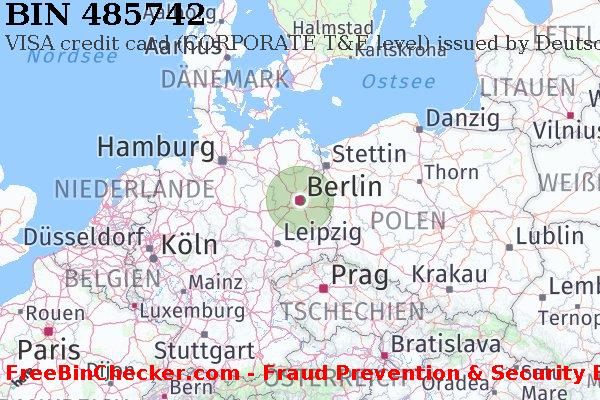 485742 VISA credit Germany DE BIN-Liste