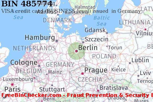 485774 VISA credit Germany DE BIN List