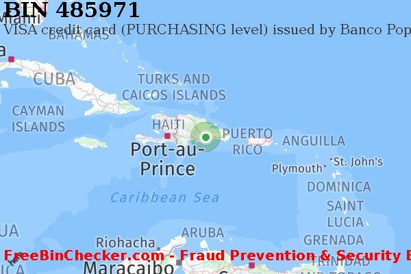 485971 VISA credit Dominican Republic DO BIN List