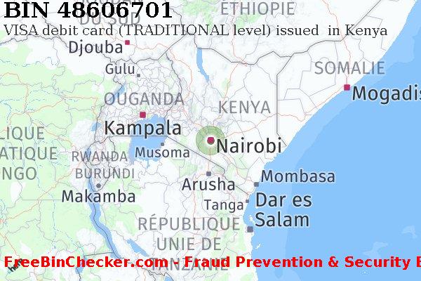 48606701 VISA debit Kenya KE BIN Liste 