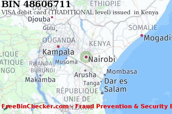 48606711 VISA debit Kenya KE BIN Liste 