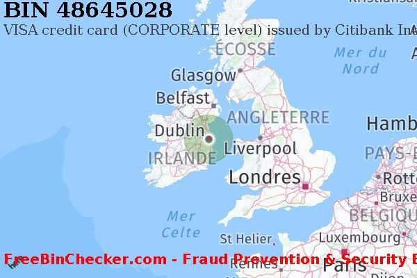 48645028 VISA credit Ireland IE BIN Liste 