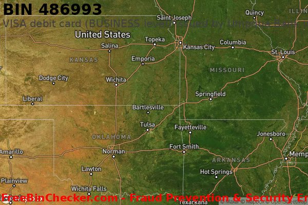 486993 VISA debit United States US BIN List