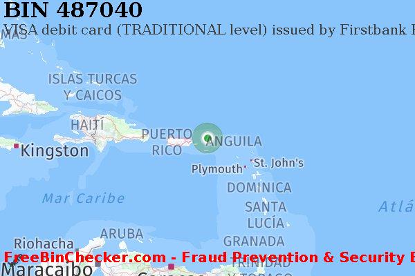 487040 VISA debit Virgin Islands (British) VG Lista de BIN