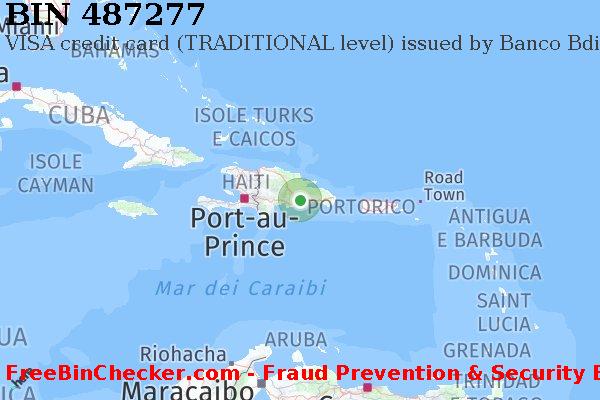 487277 VISA credit Dominican Republic DO Lista BIN