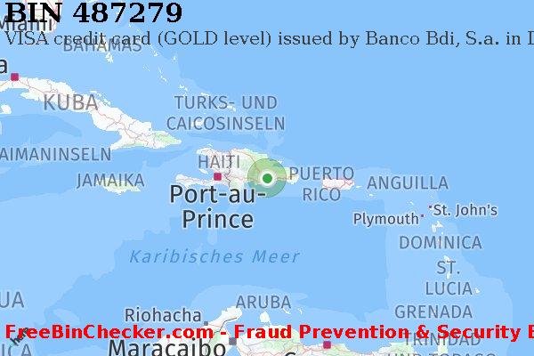487279 VISA credit Dominican Republic DO BIN-Liste