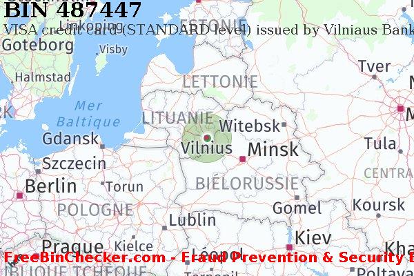 487447 VISA credit Lithuania LT BIN Liste 