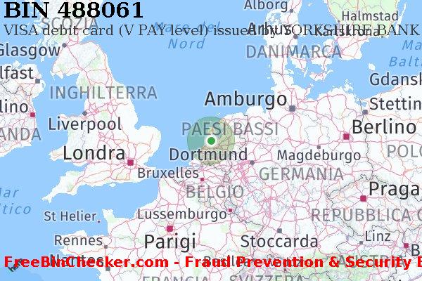 488061 VISA debit The Netherlands NL Lista BIN
