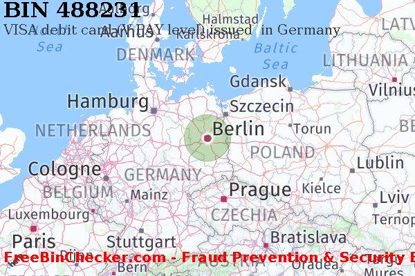 488231 VISA debit Germany DE BIN List