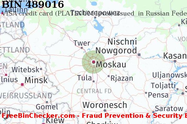 489016 VISA credit Russian Federation RU BIN-Liste