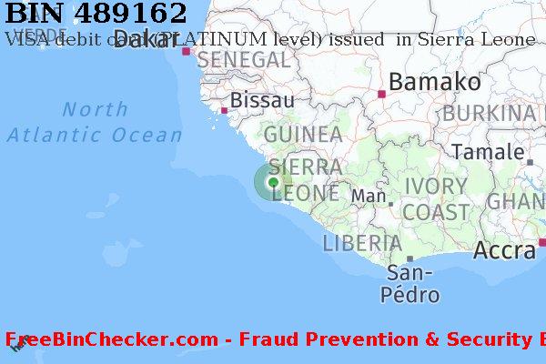 489162 VISA debit Sierra Leone SL BIN 목록