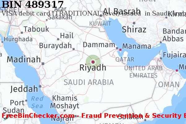 489317 VISA debit Saudi Arabia SA BIN List