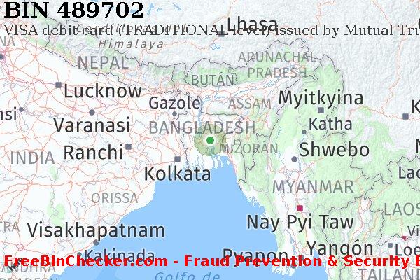 489702 VISA debit Bangladesh BD Lista de BIN