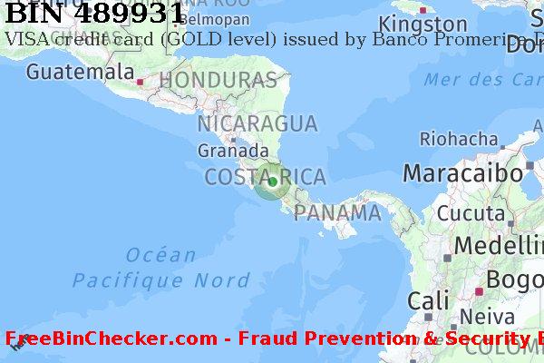 489931 VISA credit Costa Rica CR BIN Liste 