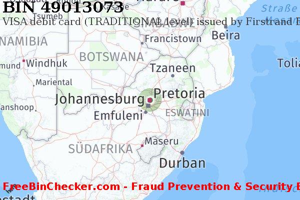 49013073 VISA debit South Africa ZA BIN-Liste