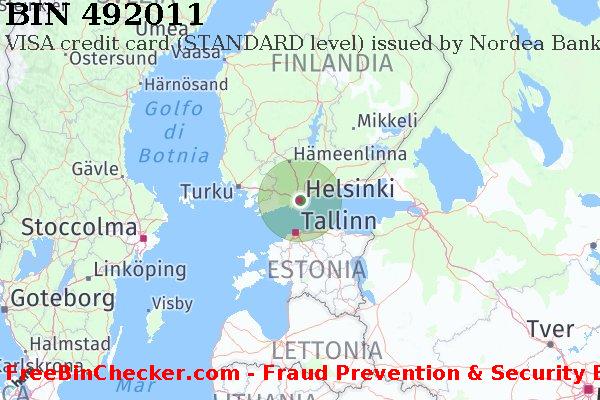 492011 VISA credit Finland FI Lista BIN