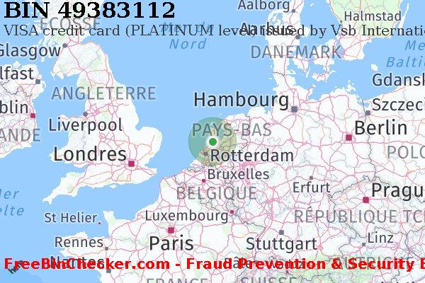 49383112 VISA credit The Netherlands NL BIN Liste 