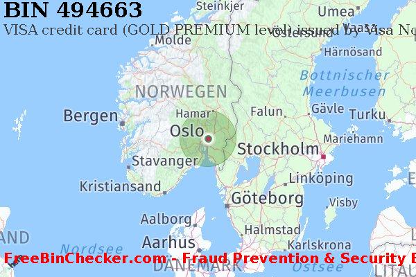 494663 VISA credit Norway NO BIN-Liste