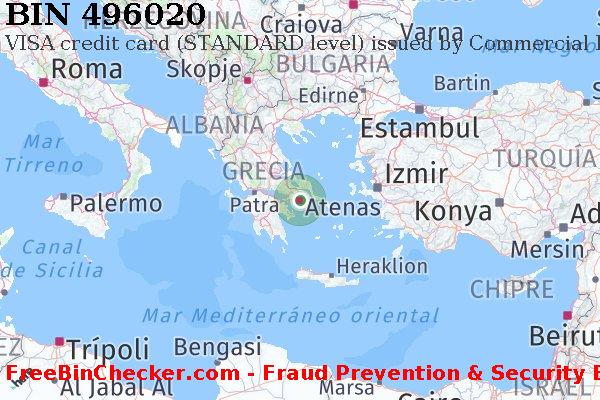 496020 VISA credit Greece GR Lista de BIN