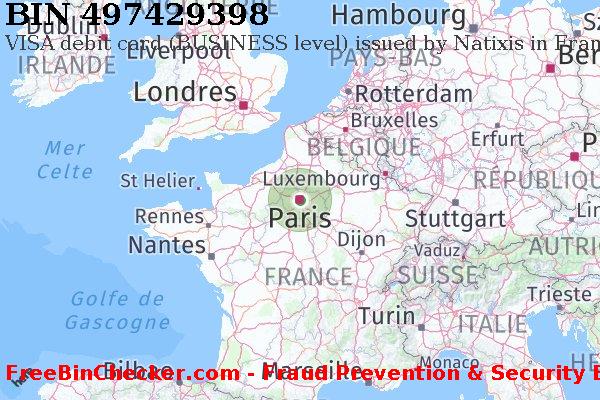 497429398 VISA debit France FR BIN Liste 