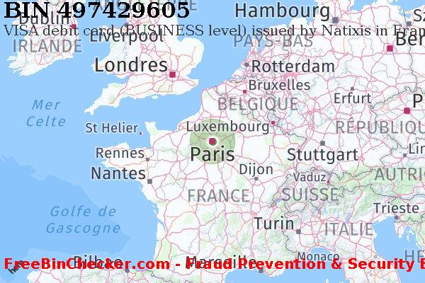 497429605 VISA debit France FR BIN Liste 