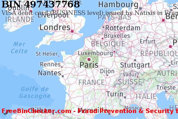 497437768 VISA debit France FR BIN Liste 