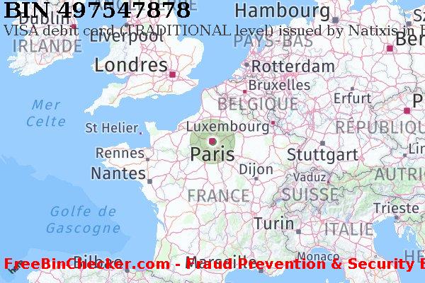 497547878 VISA debit France FR BIN Liste 