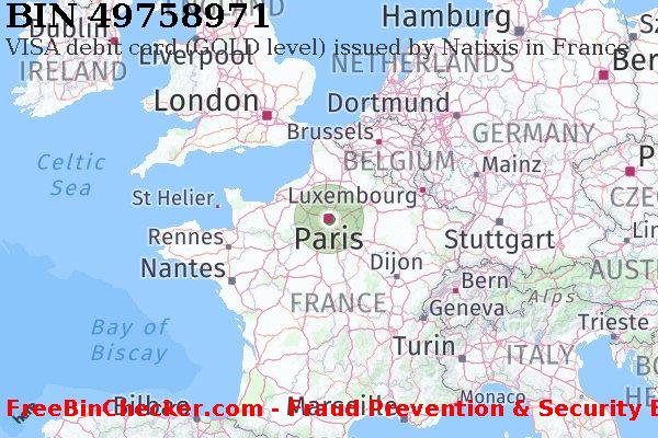 49758971 VISA debit France FR BIN List