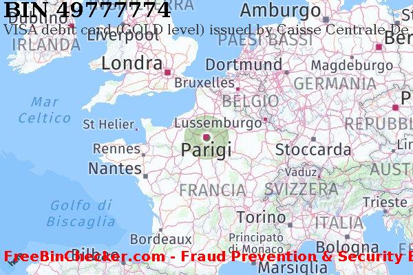 49777774 VISA debit France FR Lista BIN