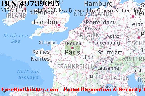 49789095 VISA debit France FR BIN-Liste