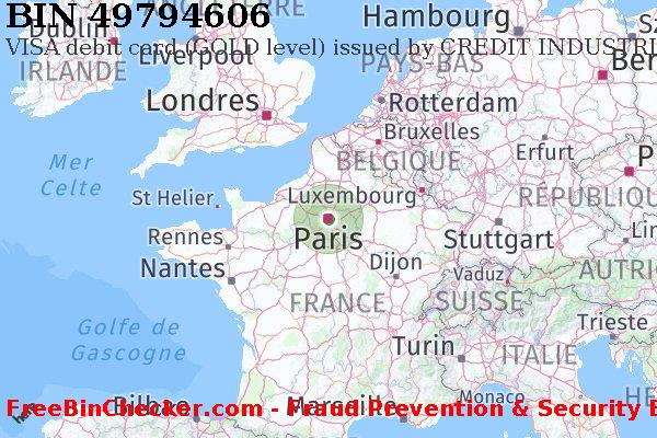 49794606 VISA debit France FR BIN Liste 