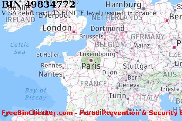 49834772 VISA debit France FR BIN List