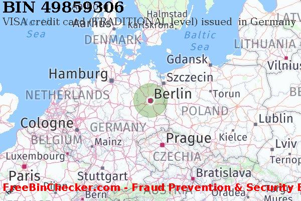 49859306 VISA credit Germany DE BIN List